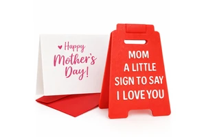 I Love You Gift for Mom Mothers Day Gifts for Mom From Daughter Unique Mothers Day Sign with Greeting Card Heartwarming Gifts