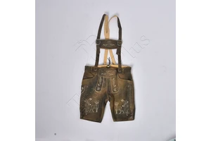 High Impact Premium Quality Slim Straight Leg Leather Pants Fall Winter New High Waist German Bavarian Men's Knee Lederhosen