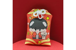 OMaMori Custom Logo Wedding Gift Charm Novelty Blessing Charm with Personalized Design