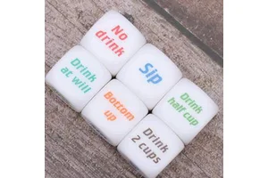 Drinking Dice Adult Drinking Party Dice Bar Club Supplies Christmas Wedding Birthday Graduate Game Accessories Interactive Games