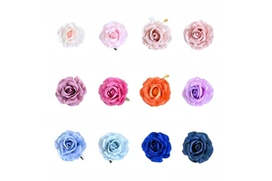 High Quality Handmade Silk Artificial Rose Flower Head in Multiple Sizes for Home Party Hotel Decor-Valentine's Day & Graduation