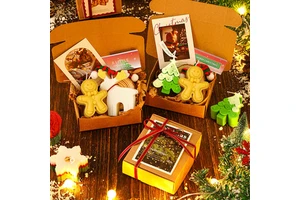 Creative Christmas Tree Snowflake Aromatherapy Candle Gift Set Home Decor Souvenirs for Thanksgiving and Diwali
