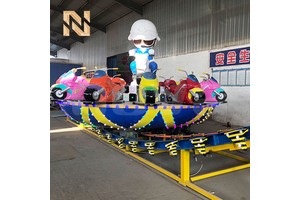 Nova Rides 12 Seats Space Flying UFO Ride Magic Bowl Disco FRP Steel Outdoor Amusement Park Carnival Attraction For Sale