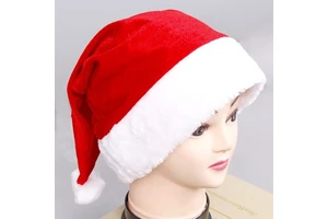 Adults and Children Velvet Santa Claus Hat Wholesale Christmas Decoration Supplies for Holiday Parties