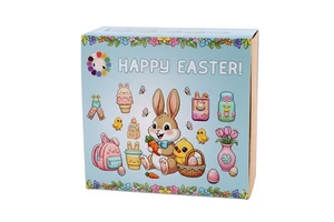 Korean-style Cute Cartoon Painted Easter Plaster Dolls Children's Coloring Educational Drawing Toys Set Night Market Stall Toys