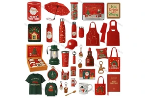 Christmas Gift Set with Mug Socks Notebook Pen and Gift Box for Company Holiday Campaigns