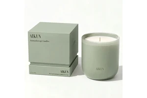 AIKUN OEM ODM Glass Jar Scented Candle With Custom Gift Box For Large Buyer Gift Box Orders Factory Direct Seasonal Wholesale