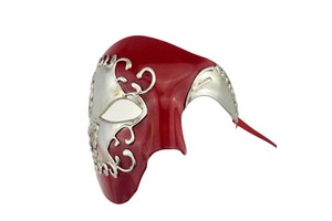 Venice Carnival Halloween Half Face ABS Mask-Premium Eco-Friendly Reusable Breathable Fashionable for Men