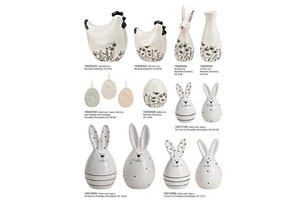 Customizable Easter Bunny and Easter Eggs Creative Home Table Decoration Resin Crafts German Easter Resin Ornaments