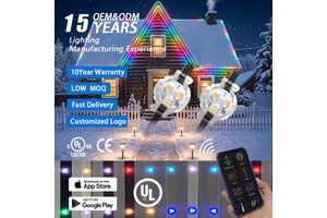 12V 24V Aluminum Track Rgbw Outdoor Permanent Lighting IP68 Waterproof Eaves Led Christmas Decoration Lights For Building