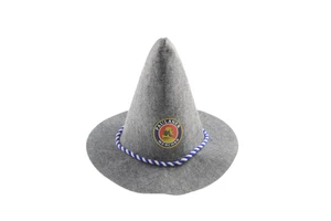 Wholesale Costume Women Traditional Grau Germani Wool Fabric Customized Bavarian Oktoberfest Hat for Carnival Holiday Gifts