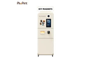 Self-service Photo Booth Printing Printer Selfie Korean Photo Booth Kiosk Photobooth With Printable Refrigerator Magnets