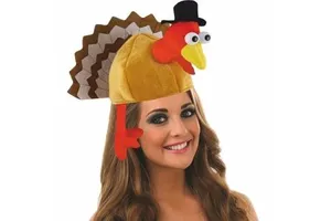 Hight Quality Role Play Thanksgiving Costume Accessory Adults Cute Party Turkey Hats