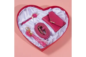 Valentine's Day Luxury Promotional Office Supplies Gift Set for Women Glass Items Silk Screen Printing-Perfect Souvenirs for
