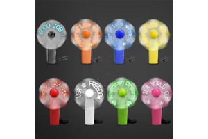 New Product Mini Portable Handy Led Custom Message Battery Fan, Programmable Led Display Handheld Electric Fan