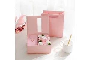 Mother's Day Creative Gift Birthday Gift Valentine's Day Rose Flower Bouquet Gift Boxes for Flowers