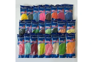 Dunpai Magic Balloons Matte Pearlescent Macaron Metallic Clown Braid Thickened Long Balloon Wholesale Christmas Halloween Easter