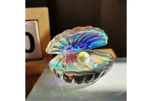 Luxury Crystal Shell Figurine Wedding Favor Souvenir Perfect Gift for Easter Mother's Day Thanksgiving,Christmas Home Decor