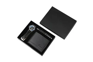 Cross-border Quartz Watch Signature Pen Welfare Wallet Birthday Father's Day Send Men's Business Suit Gift Box Set Zinc Alloy PU