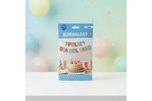 Feliz Dia Del Nino Rotulo Happy Children's Day Banner