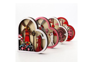 Valentines Day Gift 2024 New Products Wood Wedding Heart Gifts Set a Table Cadeau Saint Valentin for Boyfriends Girlfriends