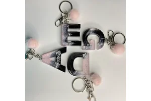 Premium Resin Zinc Alloy Fashion Handmade Lightweight Waterproof Decorative Customized Keychain Offset Printing Stylish Gift