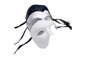 Men Venetian Masquerade Mask Plastic Half Face Steampunk Gothic Phantom of the Opera Mask Carnival Ball Party