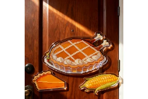 Cartoon Thanksgiving Food Refrigerator Magnets Eco-friendly Custom Logo Waterproof Acrylic UV Printing Thanksgiving Gifts Party