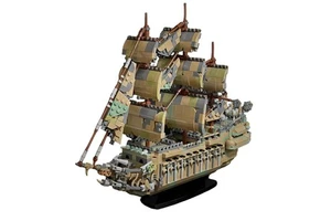 Funbuild MOC-232567 the Flying Dutchman Educational Puzzle Boat Toys Pirate Ship the Ruined King Model Building Blocks Sets