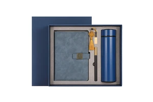 Factory Customizable Logo Gift Set-Notebook & Thermos Cup for Back to School & New Year Christmas Occasions