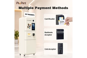 New Trend Design Selfie Photo Printer Machine Fridge Magnet Photobooth For Bar Event Shopping Mall