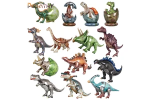 Large 4D Metallic Dinosaur Balloon Cute Self-Supporting Birthday Party Decoration for Children's Graduation Decor