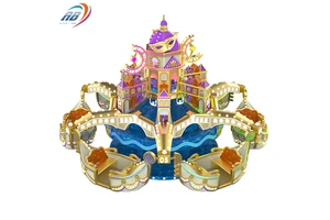 Fairground Attraction Rotary Equipment Other Amusement Park Product Carnival Venice Boat Rides for Sale