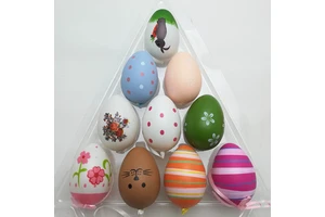 Wholesale Plastic Easter Egg Gifts for Children Holiday Decoration