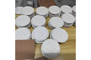 Hot Sale Eco-Friendly Thanksgiving Porcelain Round 4 Inch Solid Fruit Snacks Plate for Hotel Design Dinnerware