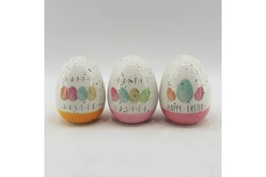 Handcrafted Decorative Easter Ceramic Eggs for Party Decorations Wholesale Available