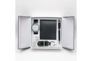 Holiday Items Innovative Products Gift Set for Men Luxury Quartz Watches Wallets Pure Leather Gifts Business Fathers Day Gifts