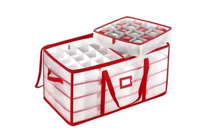 Christmas Ball Storage Storage Box Organizer Transparent Plastic Christmas Ornament Ball Storage Box Organizer
