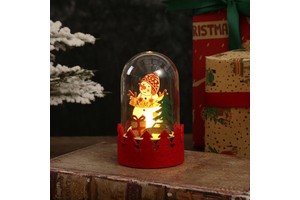 Plastic Cover New Year Christmas Home Decor for Valentines Day New Year Gifts Snowman Elk Design Ornaments