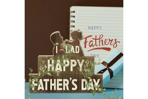 Custom Wooden Plaque Fathers Day Wooden Table Sign Gift Idea Wooden Tabletop Decoration