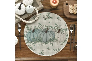 Hotsale Pumpkin Placemat for Thanksgiving Day Festival Decoration