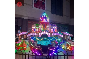 Amusement Park Children Venice Carnival Spaceship Game Rotating Boat Rides for Sale