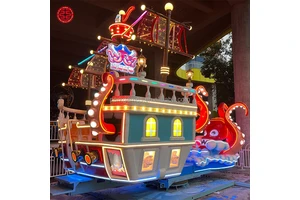 Chinese Carnival Attraction Theme Park Equipment 360 Degree Rotary Octopus Rides for Sale