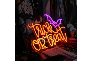 Custom Halloween LED Neon Sign Spooky Horror Letter Signage Waterproof Outdoor Holiday Prty Wall Decor Wholesale Merchant Export