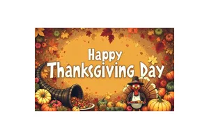 Youlun Custom Thanksgiving Background Cloth Banner Banner Decoration Wholesale Holiday Party Scene Arrangement Event Props