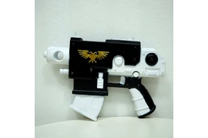 Double-Sided Reverse Mini Gun Halloween Party Mask Plastic Customized Size Popular Internet Prank for Children
