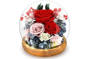 Eternal Preserved Rose Bouquet Real Flowers Gift Box for Mothers Day Valentines Birthday Anniversary Decoration
