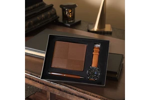 Valentine's Day Business Gift Set Men's Watch Sunglasses Belt Wallet Christmas Gift Set Quartz Watch Set for Men