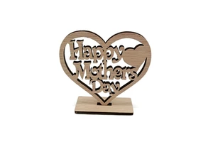 Custom Design Engraved MDF Wood Mother's Day Gift for Mom-Eco-friendly Home Decor with Customizable Options