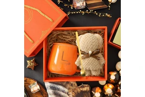 Luxury Coffee/Tea Mug Gift Set with Logo Printing for Occasions Christmas Mother's Day Chinese New Year Thanksgiving